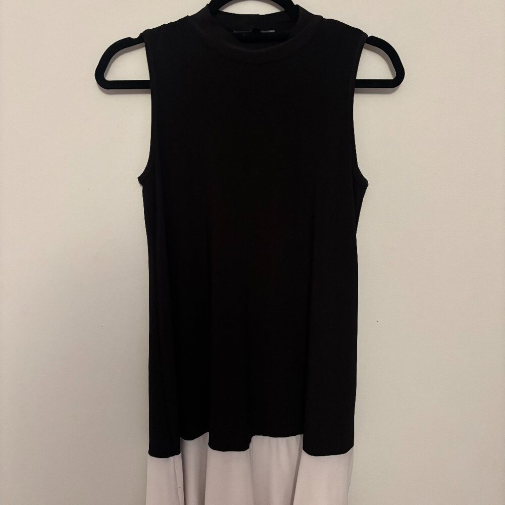 Chic Tiana B. Black & White Sleeveless Dress – Size 4P